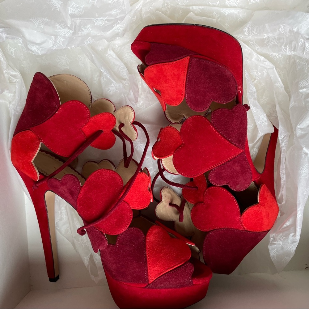 Charlotte Olympia Heart Heels - worn twice!
